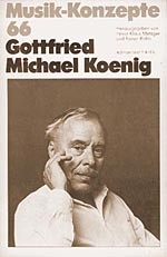 Musik-Konzepte Bd. 66: Gottfried Michael Koenig