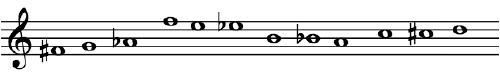 Twelve-tone row of Anton Webern's unfinished op. 32