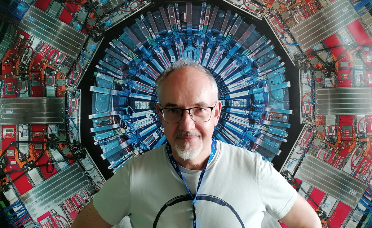Karlheinz Essl photographed by Michael Hoch @ CERN 2023