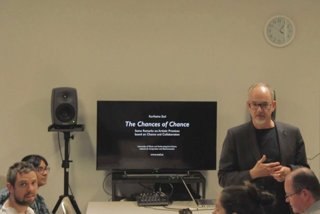 Karlheinz Essl's lecture The Chances of Chances