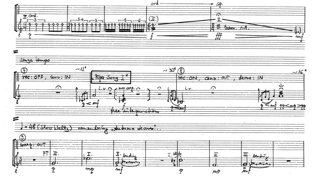 Autumn's Leaving, page 5 of the score