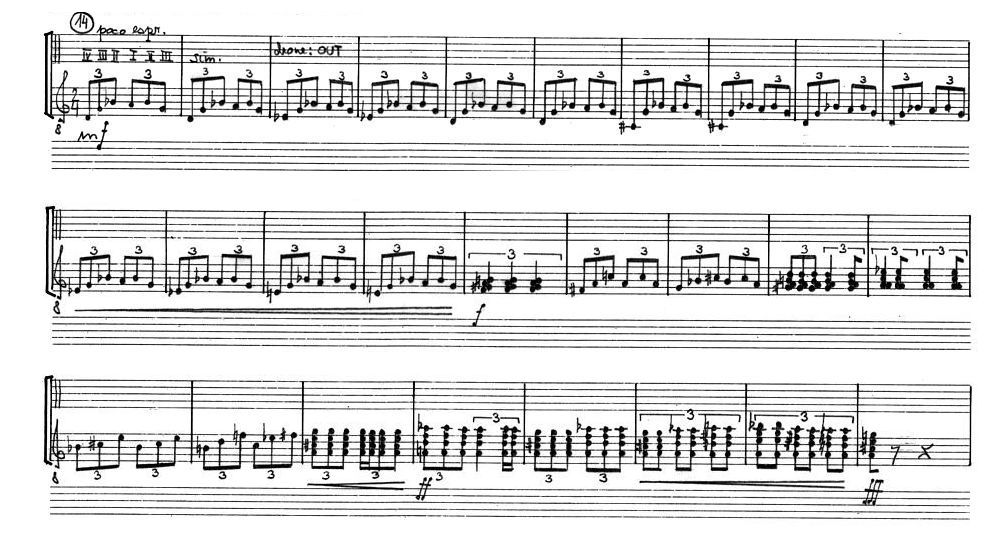 Autumn's Leaving, page 5 of the score