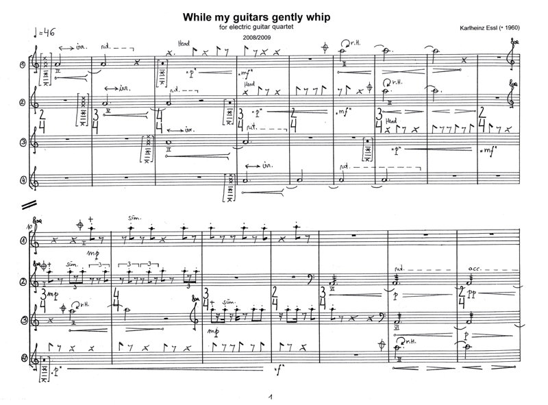 while my guitars gently whip - page 1