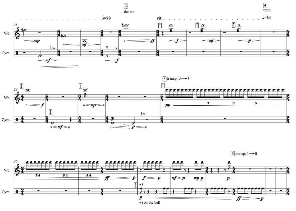 Sequitur XI: page 2 of the score