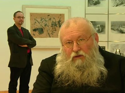 Karlheinz Essl und Hermann Nitsch