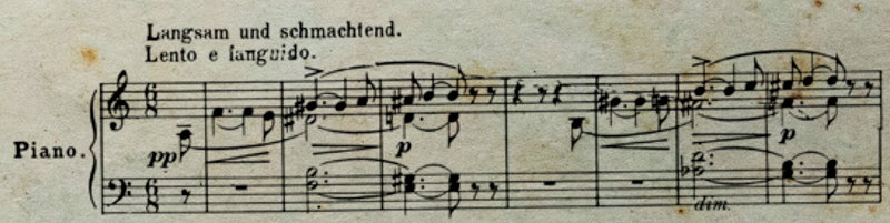 Tristan Chord (piano reduction)