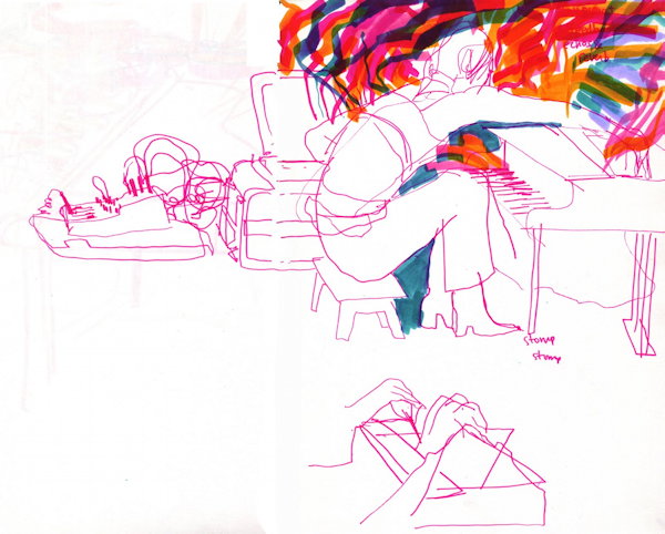 Audrey Hawkins: Phyllis Chen performing Karlheinz Essl's piece "whatever shall be"